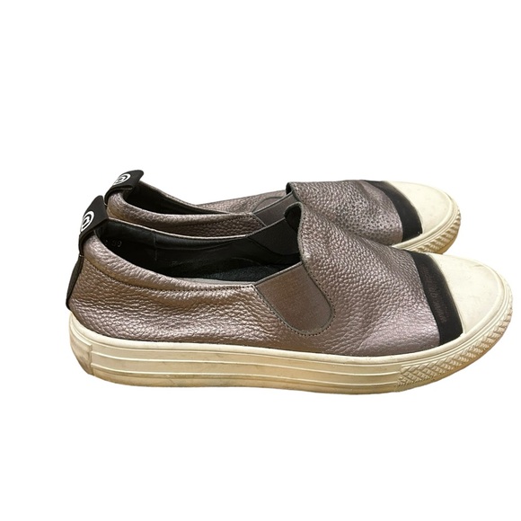 Kors Vigotti Silver Metallic Slip on Sneakers - Picture 4 of 7